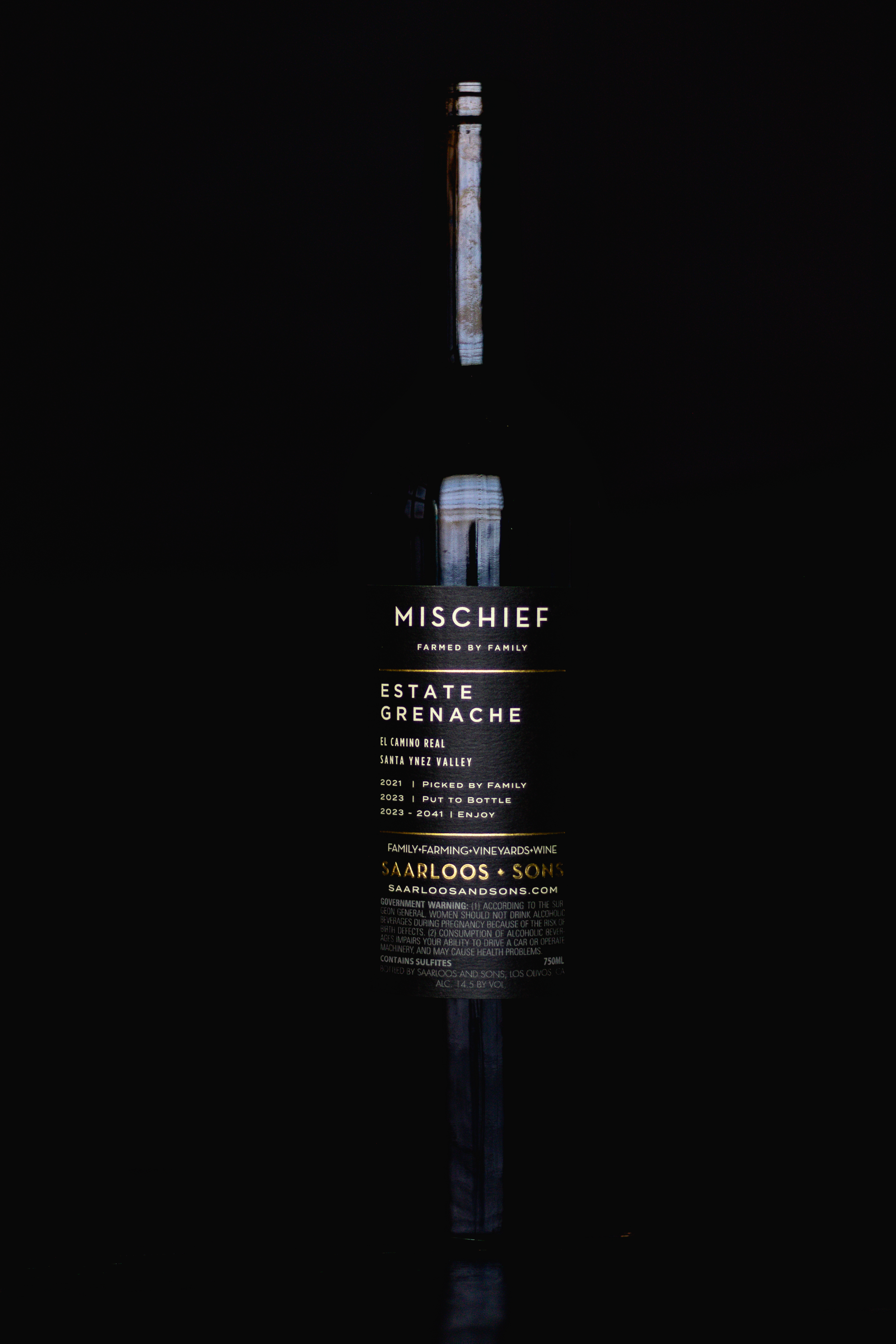 MISCHIEF | 2021 GRENACHE NOIR | EL CAMINO REAL — SAARLOOS + sons